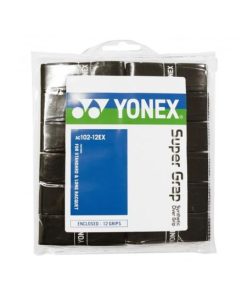 Overgrip Yonex Super Grap Negro X 12 Unidades