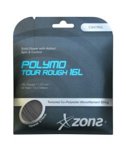 Set Cuerda Tenis Polymo Tour Rough 1.25 / 16L Plata