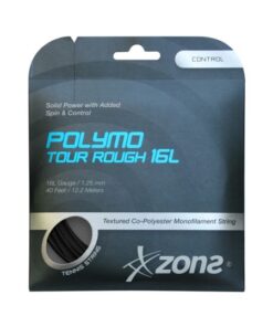 SET CUERDA TENIS POLYMO TOUR ROUGH 1.25 / 16L NEGRO
