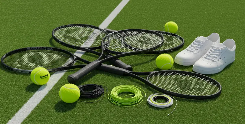 Equipamiento ideal para lograr un saque potente y preciso en tenis